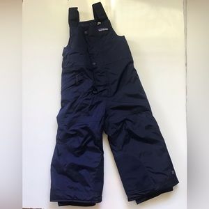 Patagonia Toddler Snow Bibs Pants 2T Navy Blue EUC